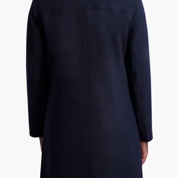 NEW Karl Lagerfeld Paris Double Beasted Coat XXL Black - Picture 4 of 7